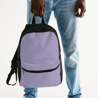 Lightened Fully-Muted Purple Canvas Backpack (PU-FM-LG) - Man Holding
