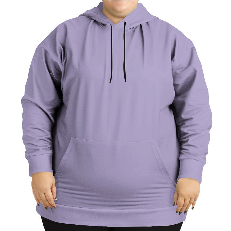 Lightened Fully-Muted Purple Hoodie PLUS (PU-FM-LG) - Woman Front PLUS