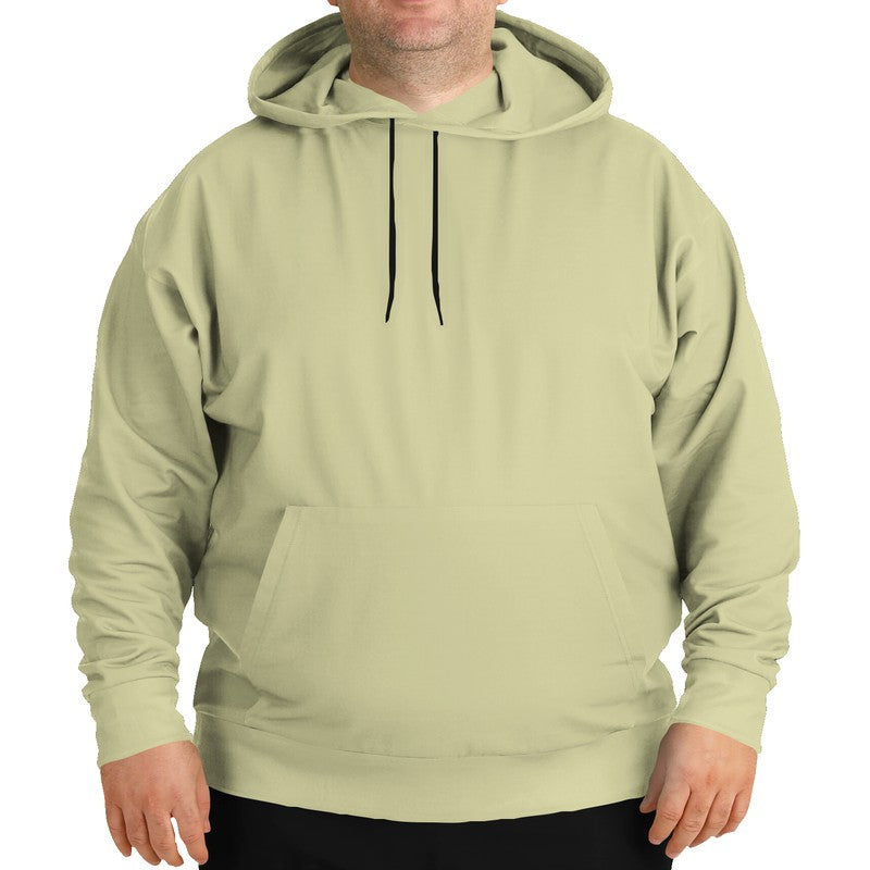 Lightened Fully-Muted Yellow Hoodie PLUS (LY2-FM-LG) - Man Front PLUS