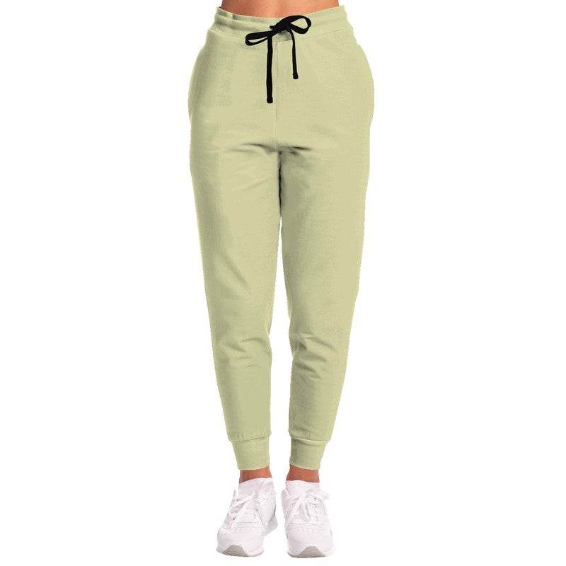 Lightened Fully-Muted Yellow Joggers (LY2-FM-LG) - Woman Front