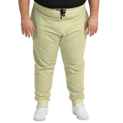 Lightened Fully-Muted Yellow Joggers PLUS (LY2-FM-LG) - Man Front PLUS