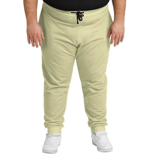 Lightened Fully-Muted Yellow Joggers PLUS (LY2-FM-LG) - Man Front PLUS