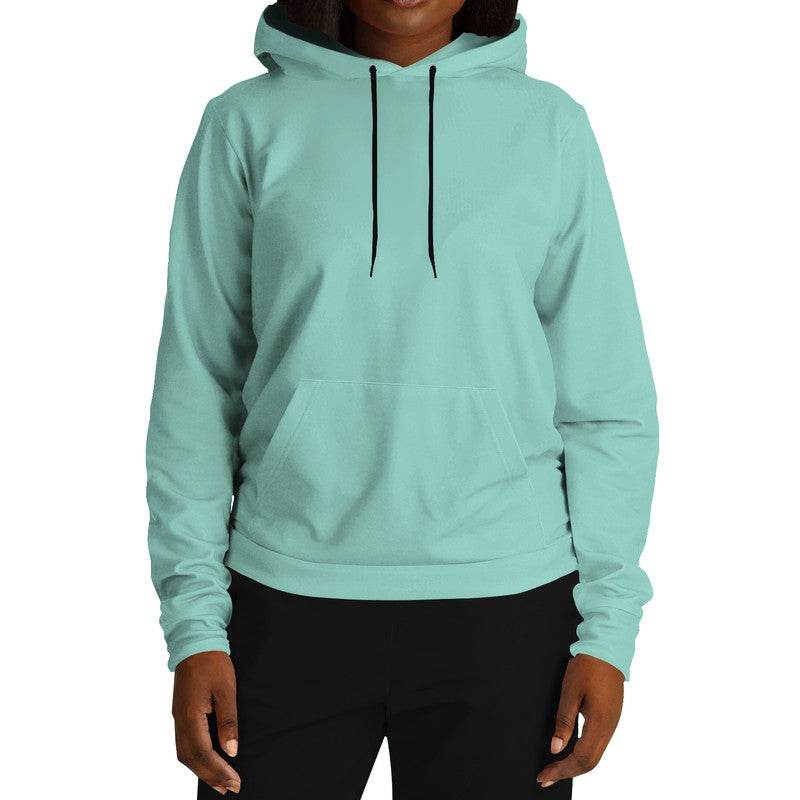 Lightened Muted Blue-Green Hoodie (BG-MU-LG) - Woman Front