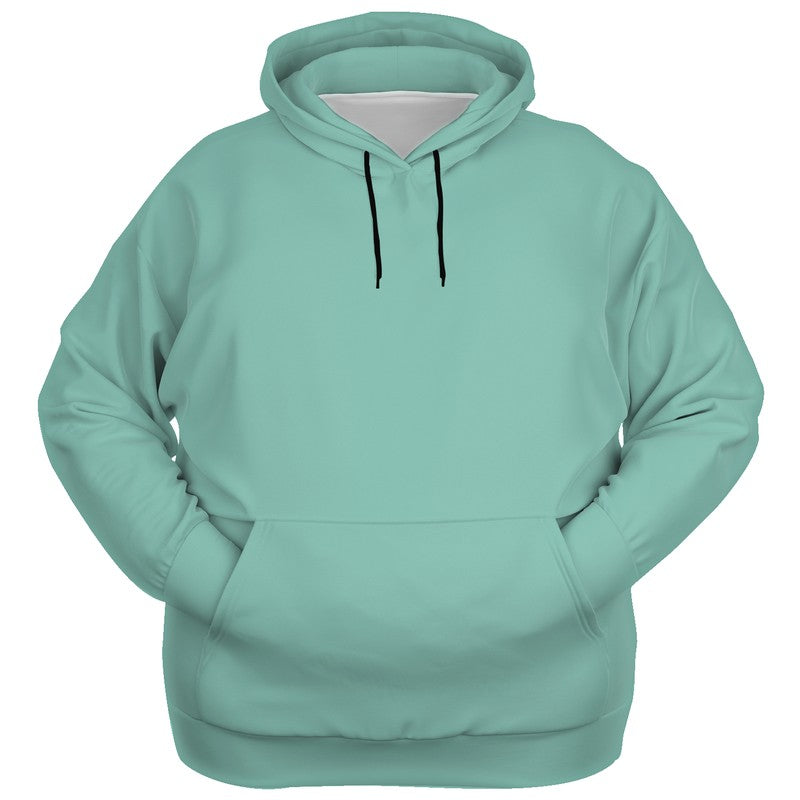 Lightened Muted Blue-Green Hoodie PLUS (BG-MU-LG) - Ghost Front PLUS