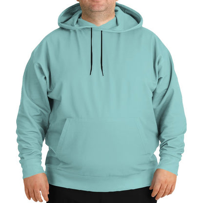 Lightened Muted Blue-Green Hoodie PLUS (CBG2-MU-LG) - Man Front PLUS