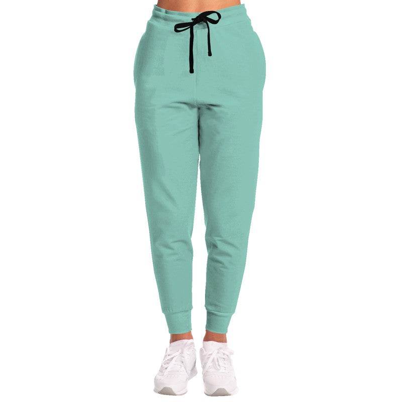 Lightened Muted Blue-Green Joggers (BG-MU-LG) - Woman Front