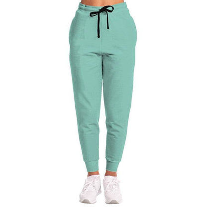 Lightened Muted Blue-Green Joggers (BG-MU-LG) - Woman Front