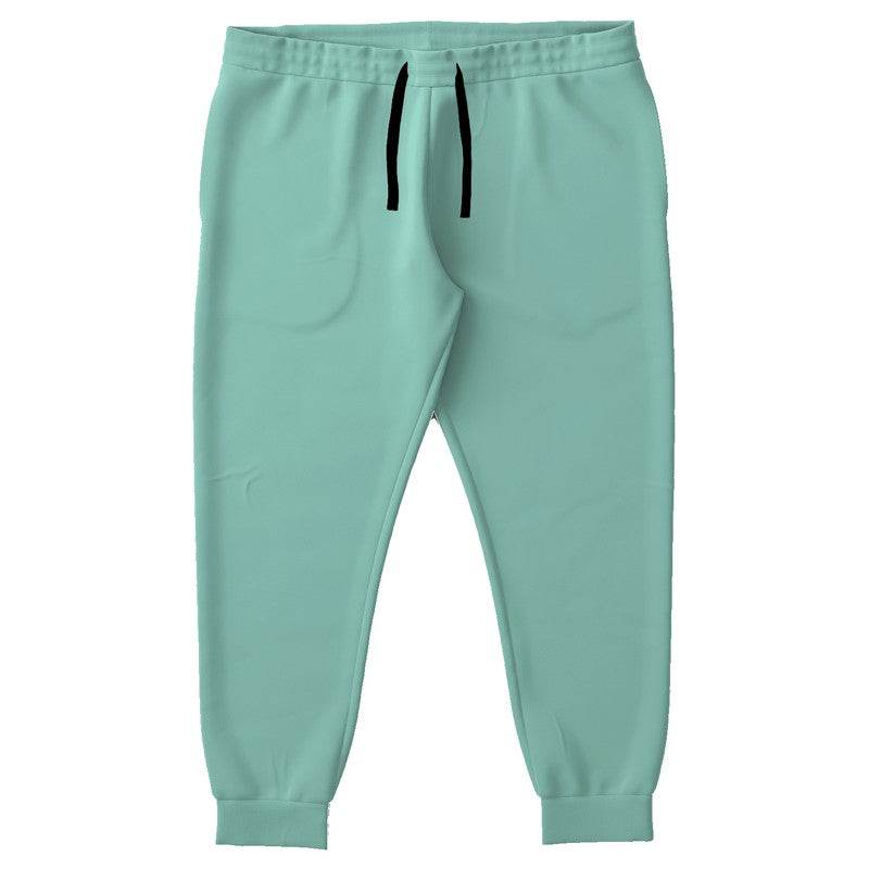 Lightened Muted Blue-Green Joggers PLUS (BG-MU-LG) - Front PLUS