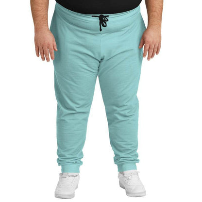 Lightened Muted Blue-Green Joggers PLUS (CBG2-MU-LG) - Man Front PLUS