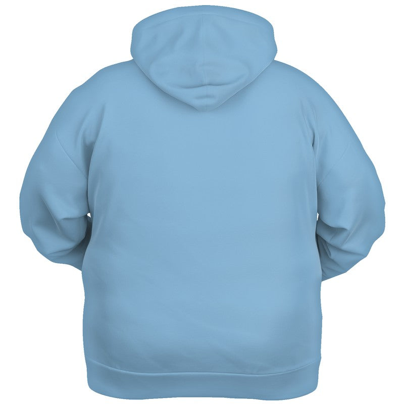 Lightened Muted Blue Hoodie PLUS (B-MU-LG) - Ghost Back PLUS