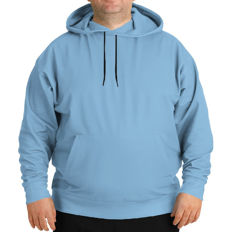 Lightened Muted Blue Hoodie PLUS (B-MU-LG) - Man Front PLUS