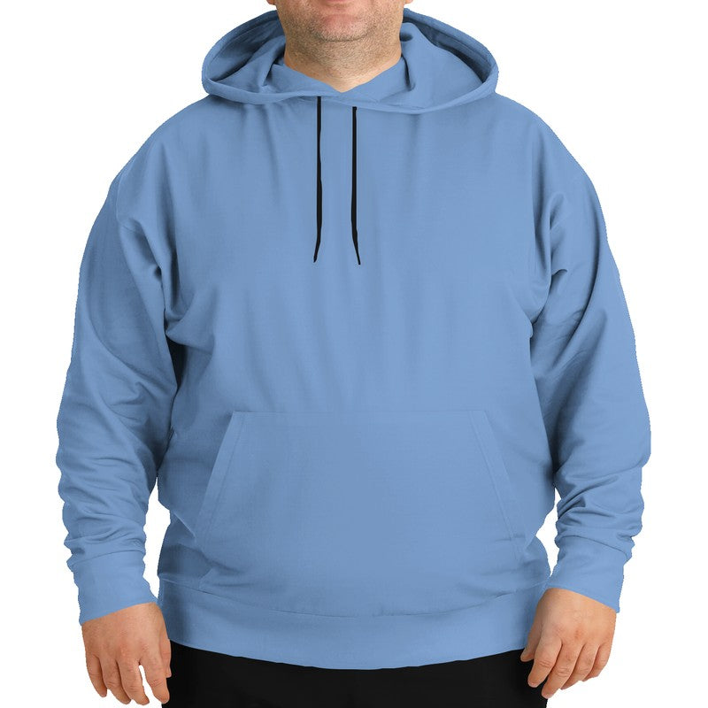 Lightened Muted Blue Hoodie PLUS (IB2-MU-LG) - Man Front PLUS