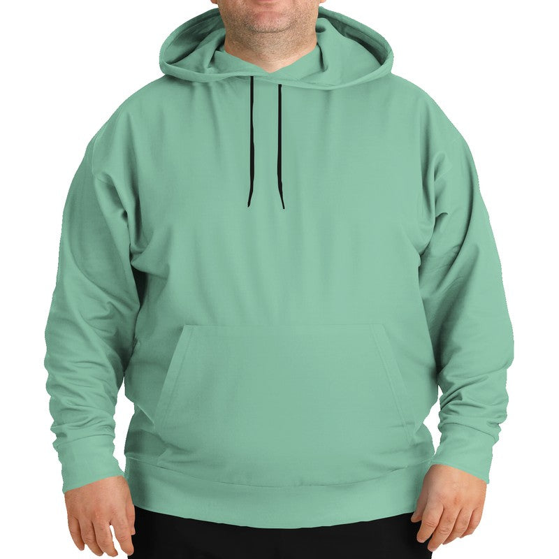 Lightened Muted Green Hoodie PLUS (BGG2-MU-LG) - Man Front PLUS