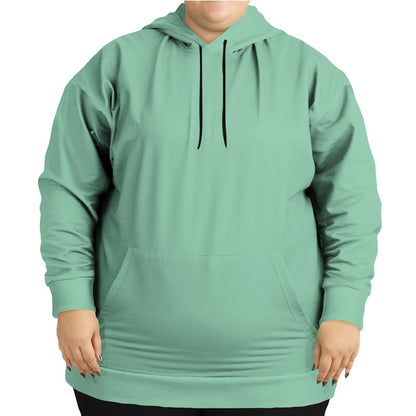 Lightened Muted Green Hoodie PLUS (BGG2-MU-LG) - Woman Front PLUS