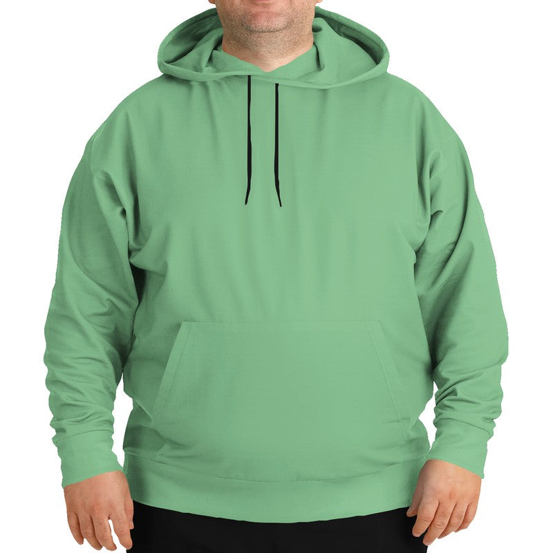Lightened Muted Green Hoodie PLUS (G-MU-LG) - Man Front PLUS