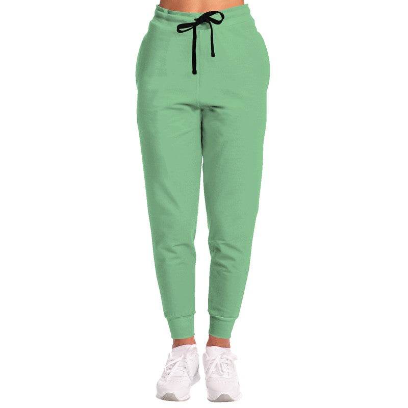 Lightened Muted Green Joggers (G-MU-LG) - Woman Front
