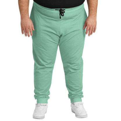Lightened Muted Green Joggers PLUS (BGG2-MU-LG) - Man Front PLUS