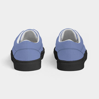 Lightened Muted Indigo Women's Canvas Sneakers (I-MU-LG) - Back