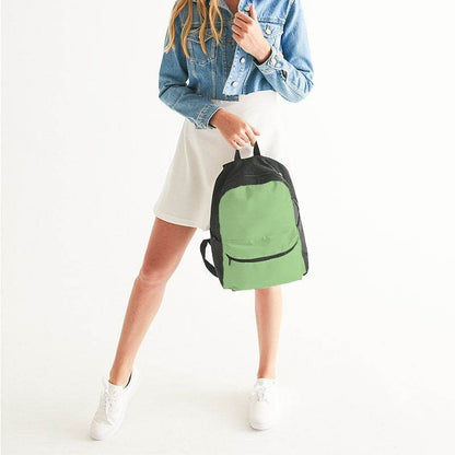 Lightened Muted Lime Canvas Backpack (GL2-MU-LG) - Woman