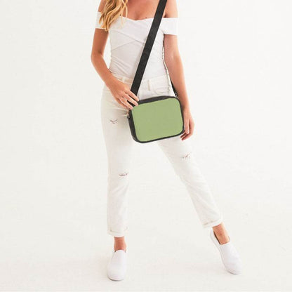 Lightened Muted Lime Crossbody Bag (L-MU-LG) - Woman Front