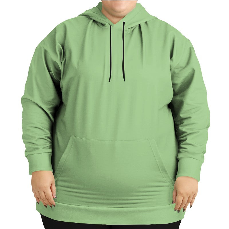 Lightened Muted Lime Hoodie PLUS (GL2-MU-LG) - Woman Front PLUS