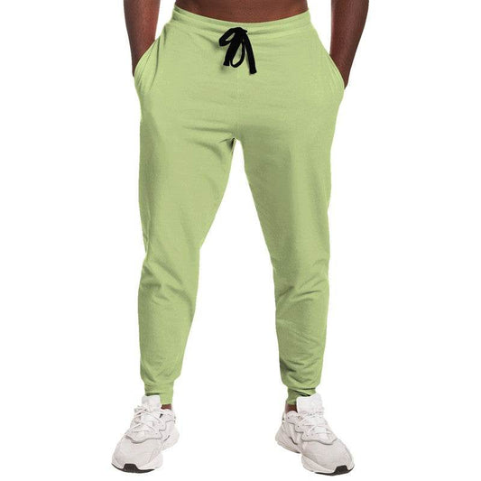 Lightened Muted Lime Joggers (L-MU-LG) - Man Front