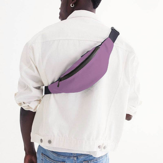 Lightened Muted Magenta Belt Bag (M-MU-LG) - Man Back