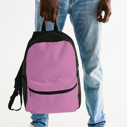 Lightened Muted Magenta Canvas Backpack (PIM2-MU-LG) - Man Holding