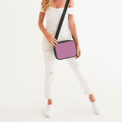 Lightened Muted Magenta Crossbody Bag (PIM2-MU-LG) - Woman Front