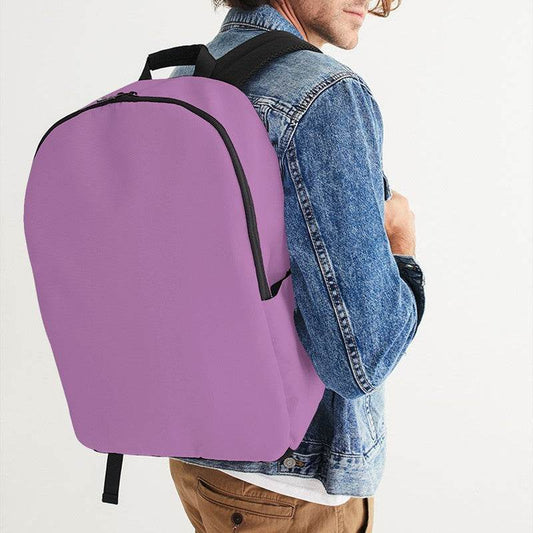 Lightened Muted Magenta Waterproof Backpack (M-MU-LG) - Man CloseUp