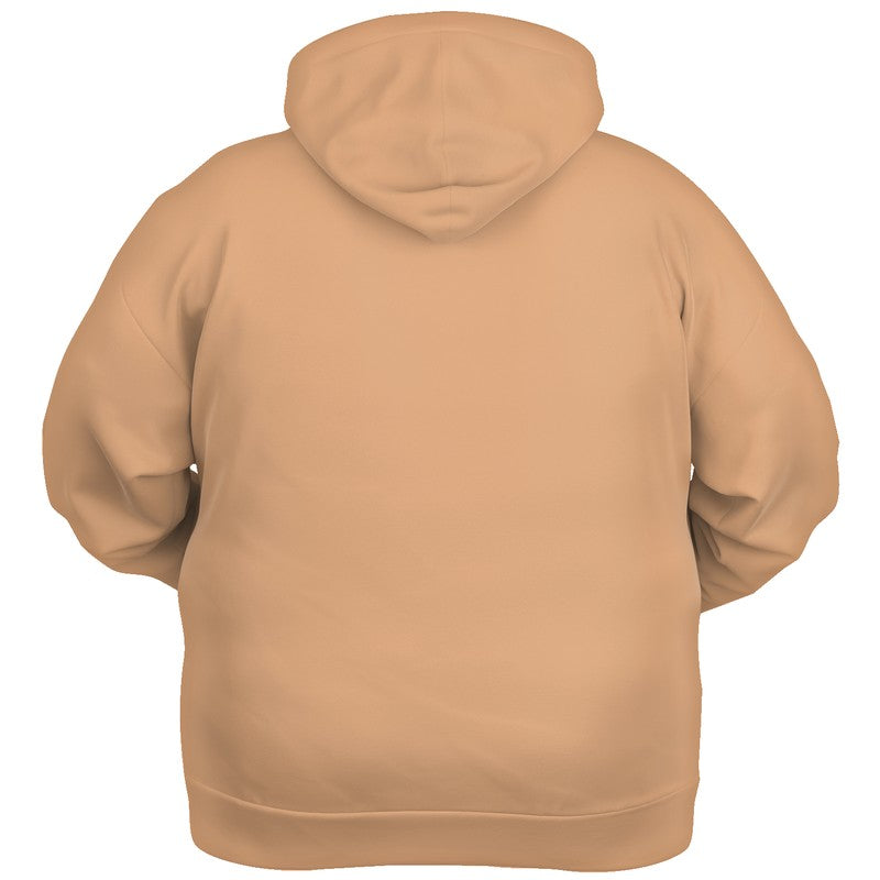 Lightened Muted Orange Hoodie PLUS (O-MU-LG) - Ghost Back PLUS