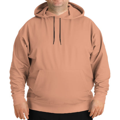 Lightened Muted Orange Hoodie PLUS (OR2-MU-LG) - Man Front PLUS