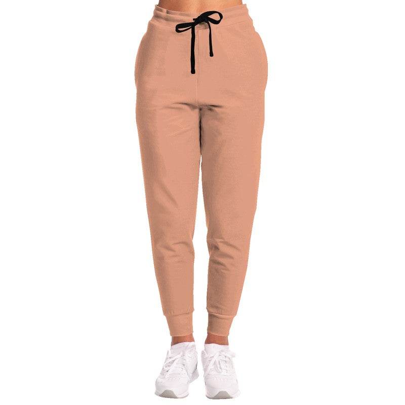 Lightened Muted Orange Joggers (OR2-MU-LG) - Woman Front