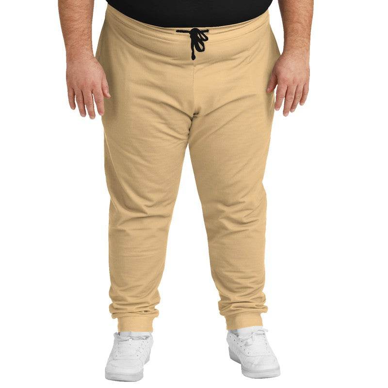 Lightened Muted Orange Joggers PLUS (YO2-MU-LG) - Man Front PLUS