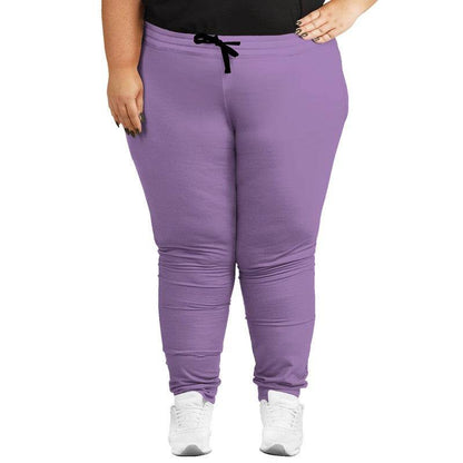 Lightened Muted Purple Joggers PLUS (MPU2-MU-LG) - Woman Front PLUS