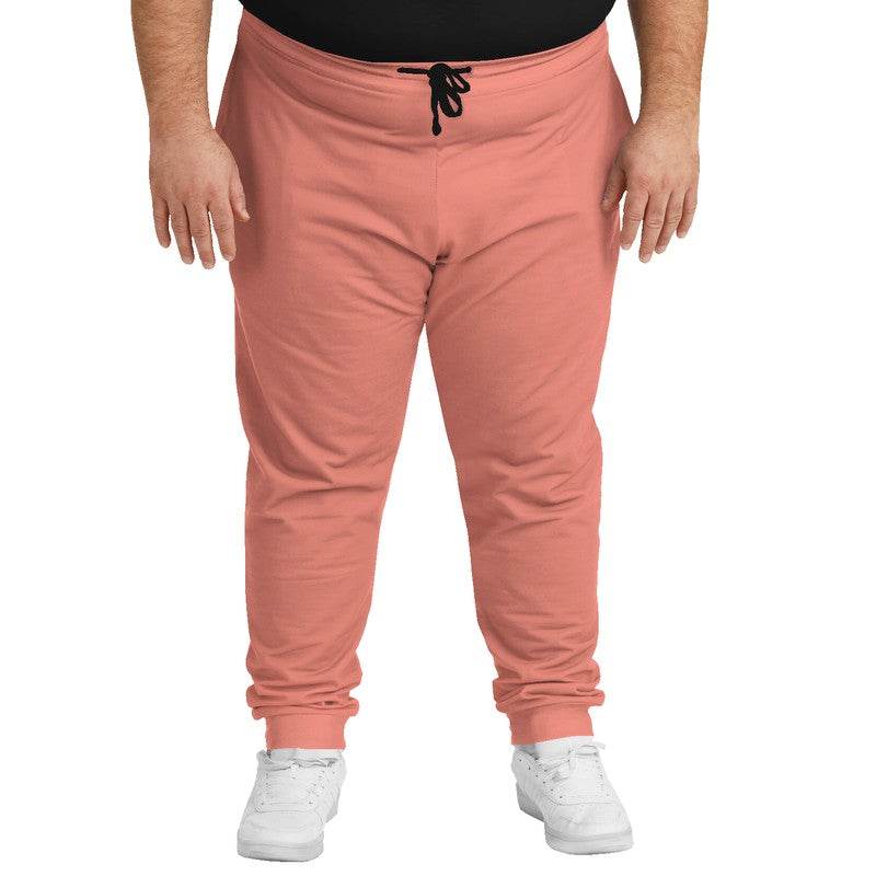 Lightened Muted Red Joggers PLUS (R-MU-LG) - Man Front PLUS