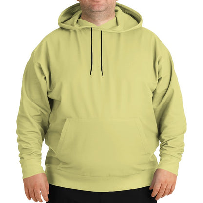Lightened Muted Yellow Hoodie PLUS (LY2-MU-LG) - Man Front PLUS