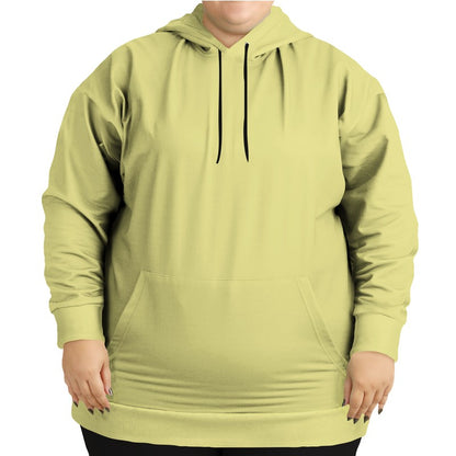 Lightened Muted Yellow Hoodie PLUS (LY2-MU-LG) - Woman Front PLUS