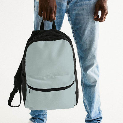 Lightened Neutral Blue-Green Canvas Backpack (CBG2-NE-LG) - Man Holding