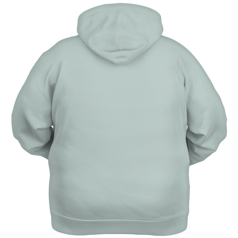 Lightened Neutral Blue-Green Hoodie PLUS (BG-NE-LG) - Ghost Back PLUS