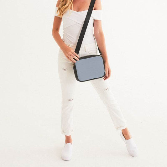 Lightened Neutral Blue Crossbody Bag (IB2-NE-LG) - Woman Front