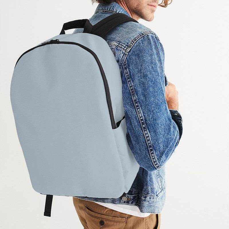 Lightened Neutral Blue Waterproof Backpack (B-NE-LG) - Man CloseUp