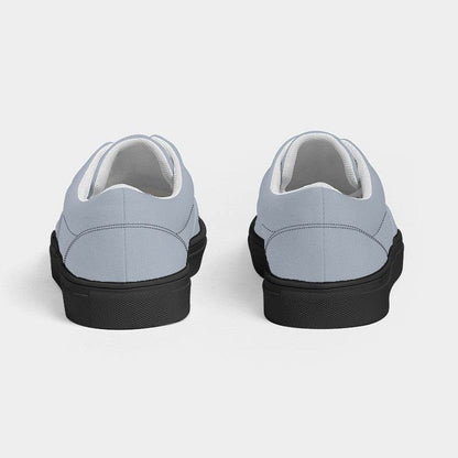 Lightened Neutral Blue Women's Canvas Sneakers (IB2-NE-LG) - Back