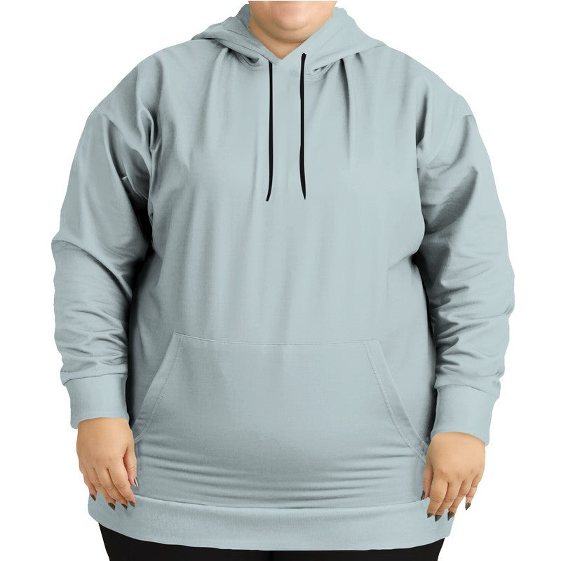 Lightened Neutral Cyan Hoodie PLUS (C-NE-LG) - Woman Front PLUS