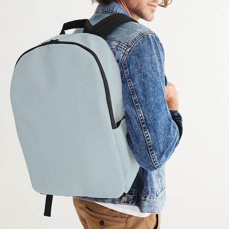 Lightened Neutral Cyan Waterproof Backpack (C-NE-LG) - Man CloseUp