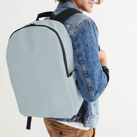 Lightened Neutral Cyan Waterproof Backpack (C-NE-LG) - Man CloseUp