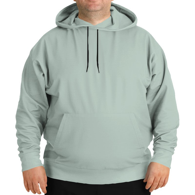Lightened Neutral Green Hoodie PLUS (BGG2-NE-LG) - Man Front PLUS