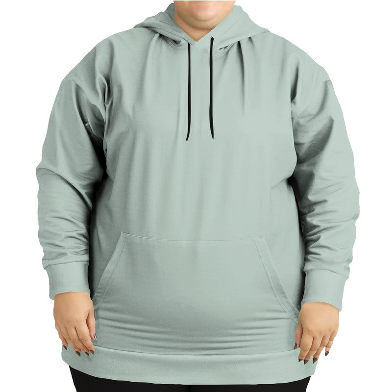Lightened Neutral Green Hoodie PLUS (BGG2-NE-LG) - Woman Front PLUS