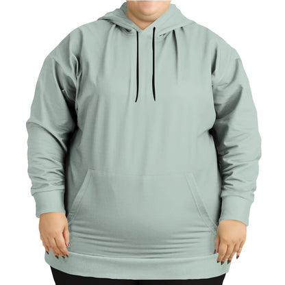 Lightened Neutral Green Hoodie PLUS (BGG2-NE-LG) - Woman Front PLUS