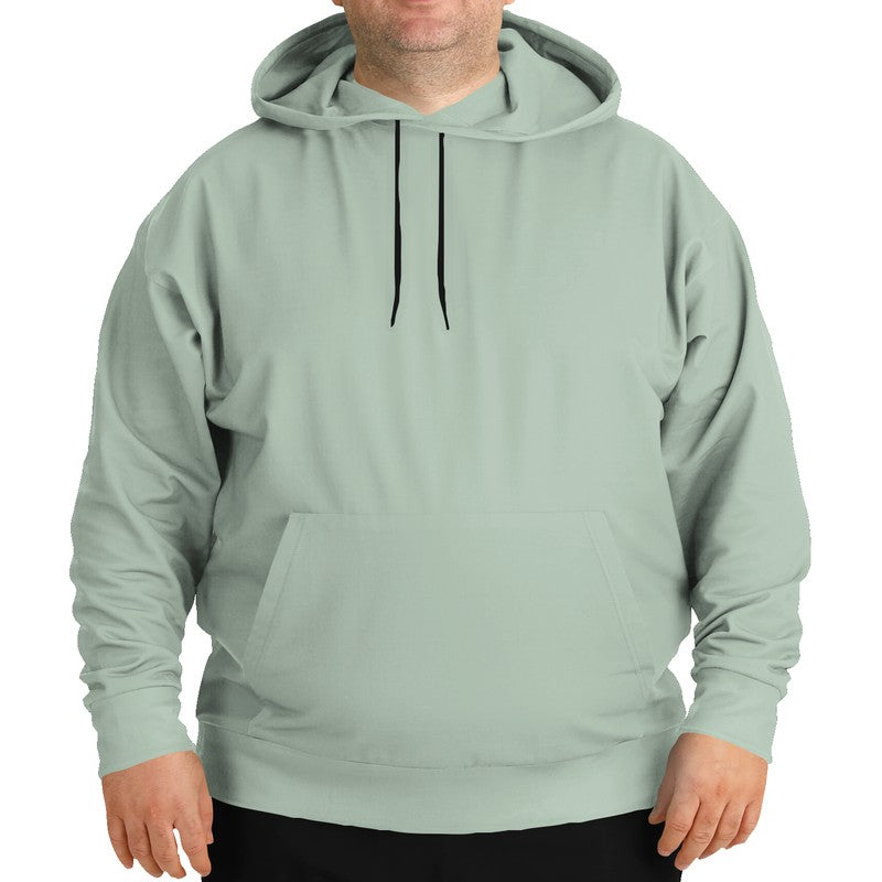 Lightened Neutral Green Hoodie PLUS (G-NE-LG) - Man Front PLUS